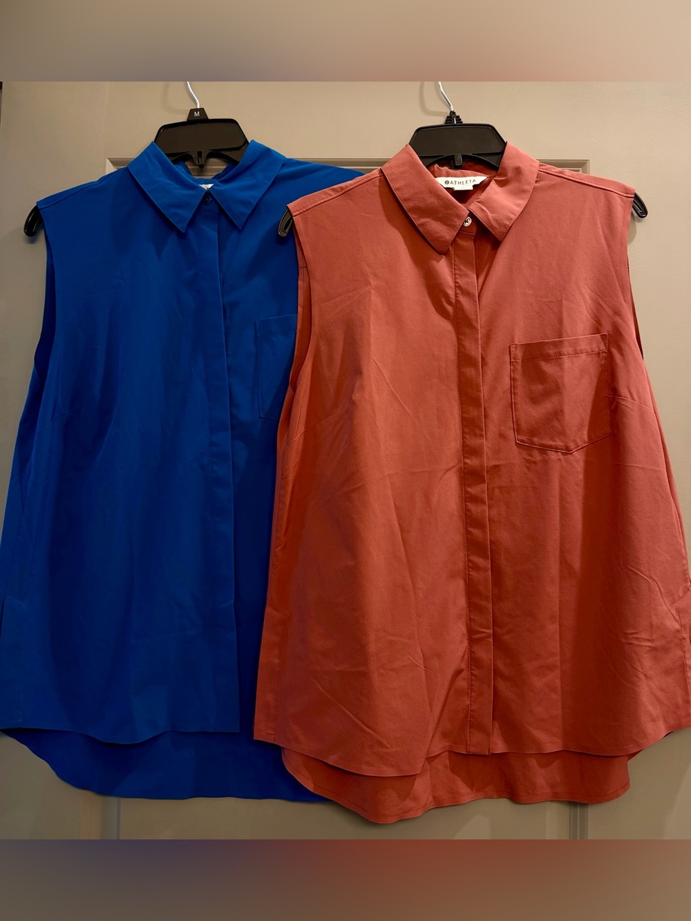 Athleta Women’s Button Down Sleevless Shirts